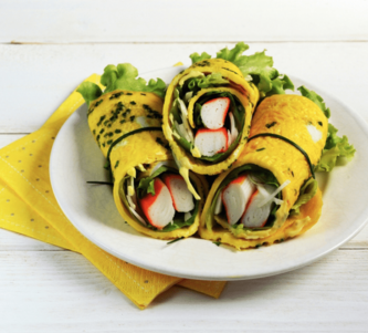Omelette alla giapponese e i Bastoncini Coraya