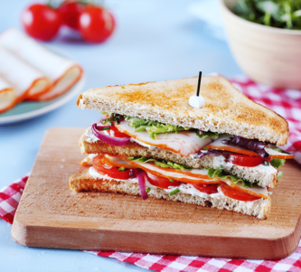 Club-sandwich con Affettato di Mare Coraya